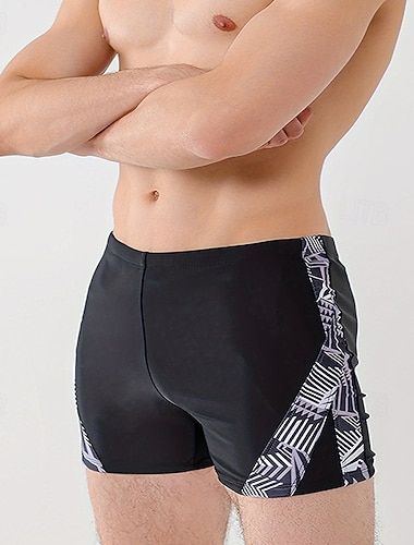  Homme Shorts de bain Short de bain Maillots de bain Élastique Respirant Bas Surf Bikini Plongée Patchwork Été