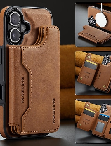  telefon Maska Pentru iPhone 17 16 15 14 Pro Max Plus 13 Pro Max Capac Spate Anti Șoc Retro TPU PC PU piele