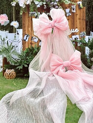  suuret vaaleanpunaiset rusettikoristeet vaaleanpunainen rusetti syntymäpäiville, flirttailuihin, häihin, morsiusneitoihin, polttareihin, seinävaateeksi, halloweeniksi ja jouluksi