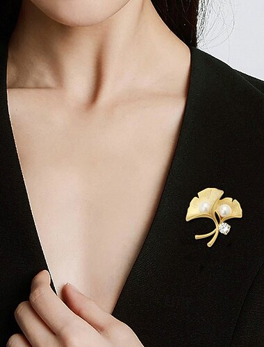  Melltűk Virágos téma Divat Személyre szabott Egyszerű Bross Ékszerek Arany Kompatibilitás Esküvő Parti Ajándék Eljegyzés Diákbál Fesztivál