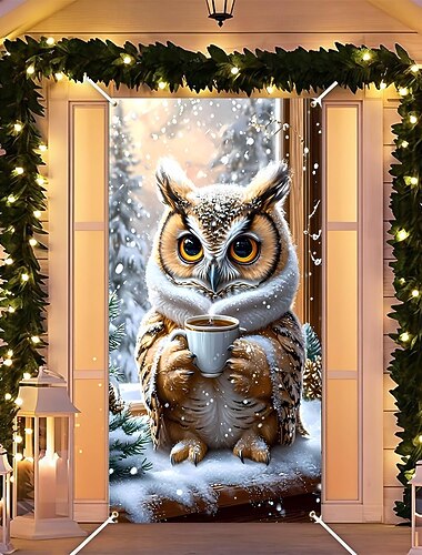  Jul Plakater Dørdeksel Utendørs bannere Snømann søt stil 3D Party Sovesal Tenåringsrom Studentboliger Guttehule Frat Soverom Bakgrunner for skyting Hjemmedekor