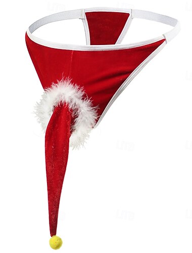  Άγιος Βασίλης Στρινγκ Εσώρουχα δώρο Χριστουγέννων Ανδρικά Αστείος Στολίζω Ατακτος Ενήλικες Χριστούγεννα Νέος Χρόνος παραμονή Χριστουγέννων Χριστούγεννα Πάρτι