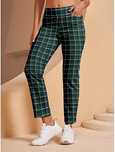  בגדי ריקוד נשים מכנסי גולף ירוק מכנסיים נשים בגדי גולף בגדי תלבושות ללבוש ביגוד