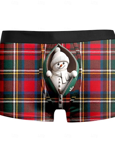 Weihnachten Kurze Boxershorts Unterwäsche Weihnachtsgeschenk Schneemann Grafik Neuartige Komisch für Herren Erwachsene 3D-Druck  für Weihnachten Karneval Neujahr Party   Weihnachten Kurze Boxershorts Unterwäsche Weihnachtsgeschenk Schneemann Grafik Neuartige Komisch für Herren Erwachsene 3D-Druck  für Weihnachten Karneval Neujahr Party