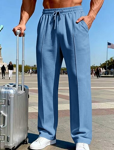 Herren Jogginghose Jogginghose mit weitem Bein Hose Jogginghose mit offenem Saum Kordelzug Elastischer Bund Einfach Atmungsaktiv Volle Länge Sport im Freien Lässig Täglich Urlaub Mode Schwarz Weiß   Herren Jogginghose Jogginghose mit weitem Bein Hose Jogginghose mit offenem Saum Kordelzug Elastischer Bund Einfach Atmungsaktiv Volle Länge Sport im Freien Lässig Täglich Urlaub Mode Schwarz Weiß