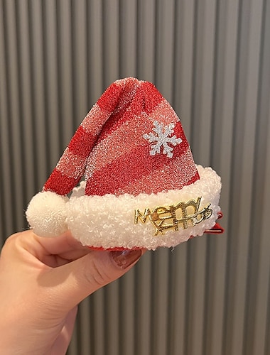 Дети Девочки Аксессуары для волос Принцесса Милая Новогодние подарки Для вечеринок В снежинку Красный   Дети Девочки Аксессуары для волос Принцесса Милая Новогодние подарки Для вечеринок В снежинку Красный