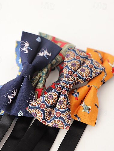  Per uomo Papillon Moderno Contemporaneo Floreale Grafico Geometrico Ricevimento di matrimonio Abbigliamento quotidiano