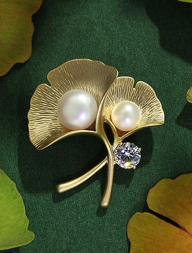  Nåler Blomster Tema Mote Personalisert Enkel Brosje Smykker Gull Til Bryllup Fest Gave Engasjement Skoleball Festival