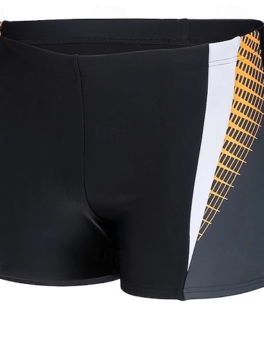  Homme Shorts de bain Short de bain Maillots de bain Élastique Respirant Bas Surf Bikini Plongée Patchwork Été