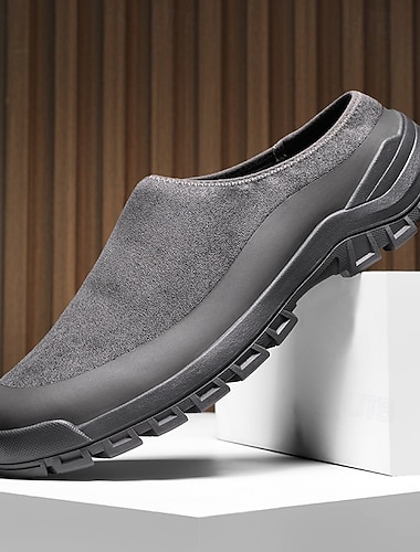  ανδρικά γκρι slip-on αθλητικά παπούτσια – ελαφριά και αναπνεύσιμα, ιδανικά για άνετη χρήση όλη μέρα και casual δραστηριότητες