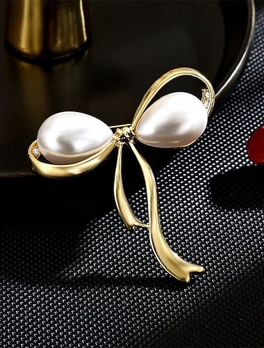  Nåler Klassisk Retro Sommerfugl Mote Enkel Brosje Smykker Hvit Til Bryllup Fest Gave Engasjement Skoleball Festival