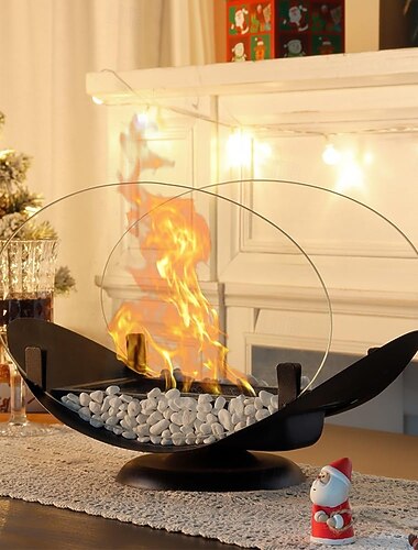 portabel bordskamin, rökfri bioetanolkamin, ren förbränning, eldstad, ventilationsfri kamin, glas, för rum &stolar, snygg inredning   portabel bordskamin, rökfri bioetanolkamin, ren förbränning, eldstad, ventilationsfri kamin, glas, för rum &stolar, snygg inredning