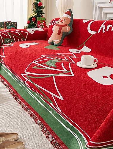 Copridivano reversibile natalizio per divano a 2/3/4/5 posti, morbido copridivano trapuntato, lavabile e adatto agli animali domestici, coperta antigraffio per divano per cani e gatti   Copridivano reversibile natalizio per divano a 2/3/4/5 posti, morbido copridivano trapuntato, lavabile e adatto agli animali domestici, coperta antigraffio per divano per cani e gatti