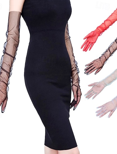  Γυναικεία 1 ζευγάρι Ακροδάχτυλα / Γάντια χωρίς δάχτυλα Κομψό στυλ street / Υπαίθριο Γάντια - Μονόχρωμο Ολόκληρο το Δάχτυλο