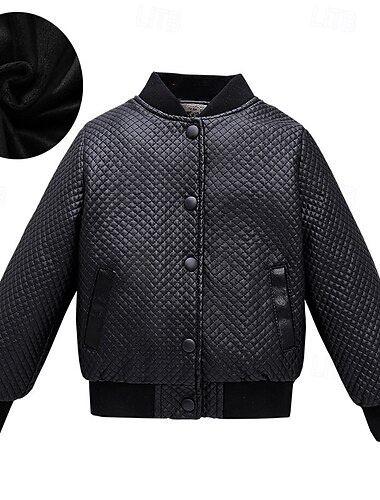 Детские Мальчики Черная кожаная куртка Флисовая жилетка Жакет Верхняя одежда Полотняное плетение Длинный рукав Застегнуться ЗАЩИТА ОТ ВЛАГИ Сохраняет тепло Защита от ветра Пальто Повседневные   Детские Мальчики Черная кожаная куртка Флисовая жилетка Жакет Верхняя одежда Полотняное плетение Длинный рукав Застегнуться ЗАЩИТА ОТ ВЛАГИ Сохраняет тепло Защита от ветра Пальто Повседневные