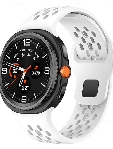  Pasek do zegarka na Samsung Galaxy Zegarek 8 40/44mm Zegarek 8 Classic 46 mm Silikon Zastąpienie Pasek Wodoodporny Regulowany Kobieta Mężczyzna Pasek sportowy Nowoczesna klamra Mankiet