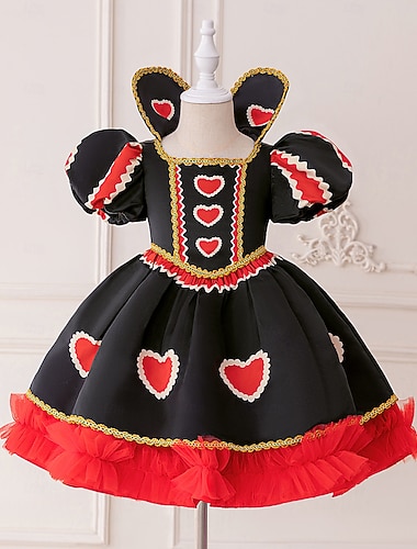 Alenka v říši divů pohádka královna srdcí červená královna jed šaty halloweenský kostým tutu pohádkové postavičky cosplay film cosplay pro dívky dětský halloween karneval světový den knihy představení   Alenka v říši divů pohádka královna srdcí červená královna jed šaty halloweenský kostým tutu pohádkové postavičky cosplay film cosplay pro dívky dětský halloween karneval světový den knihy představení