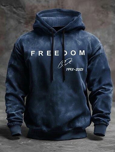  4 juli 2026 250e Memorial Day Mannen Streetwear Grafisch US Vlag Crew Neck Lange Mouw Hoodie Sweatshirt Casual Buiten Straat