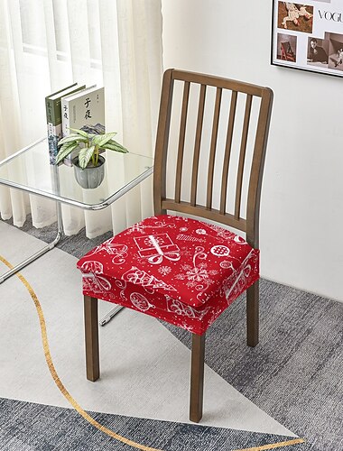  Trekk til kontorstol med geometrisk trykk, trekk i stretchpolyester til hjemmet, spisestuen eller kontoret