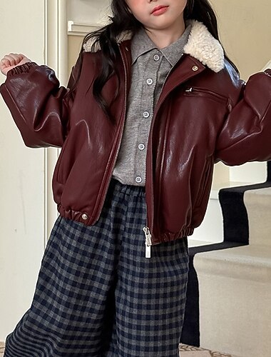 Παιδιά Κοριτσίστικα Μπουφάν από τεχνητό σουέτ Jachetă Συμπαγές Χρώμα Μοντέρνα Blană Curată Φερμουάρ Τσέπη Διατηρείτε Ζεστό Αντιανεμικό ΕΞΩΤΕΡΙΚΟΥ ΧΩΡΟΥ Παλτό Εξωτερικά ενδύματα 4-12 χρόνια Φθινόπωρο   Παιδιά Κοριτσίστικα Μπουφάν από τεχνητό σουέτ Jachetă Συμπαγές Χρώμα Μοντέρνα Blană Curată Φερμουάρ Τσέπη Διατηρείτε Ζεστό Αντιανεμικό ΕΞΩΤΕΡΙΚΟΥ ΧΩΡΟΥ Παλτό Εξωτερικά ενδύματα 4-12 χρόνια Φθινόπωρο