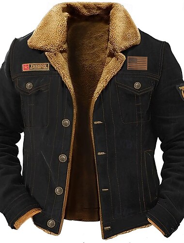 Miesten Yhdysvaltain lippu Fleecetakki Cargo takki Sherpa takki Taktinen Pidä lämpimänä Vintage ulko- Koti Kausaliteetti Kirjailtu Useita taskuja Talvitakit Syksy Talvi Fleece-taittokaulus   Miesten Yhdysvaltain lippu Fleecetakki Cargo takki Sherpa takki Taktinen Pidä lämpimänä Vintage ulko- Koti Kausaliteetti Kirjailtu Useita taskuja Talvitakit Syksy Talvi Fleece-taittokaulus