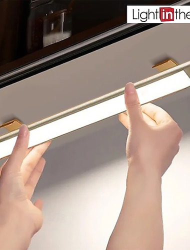  إضاءة تحت الخزانة، مصباح خزانة مستشعر حركة LED، مصباح حائط لاسلكي، مصابيح ليلية LED قابلة لإعادة الشحن عبر USB، لخزانة المطبخ ومصباح الدرج 10/20/30/40 سم
