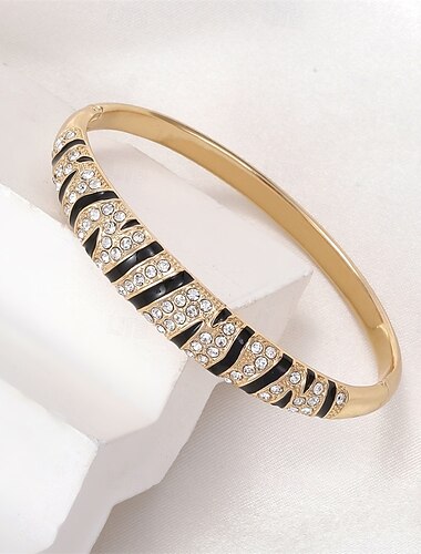  Zirkoni Vintage-tyyli Pystysuora Vintage Muoti muodikas Kromi Rannekorun korut Hopea / Kulta Käyttötarkoitus Häät Juhla Kihlaus Tanssiaiset