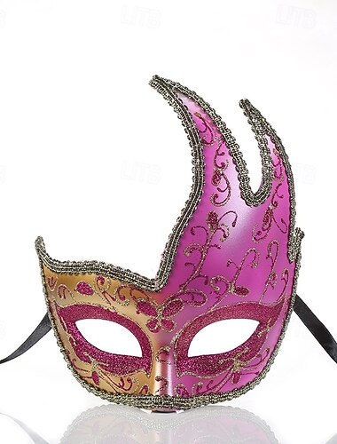  benátská maska columbina karnevalová maska poloviční obličej karnevalová maska poloviční obličej pro dospělé karneval mardi gras párty maškarní karneval v Benátkách snadné halloweenské kostýmy