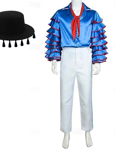  Stanley Ipkiss Carnaval Blusa / Falda Pantalones Sombreros La máscara Horror Adulto Hombre Carnaval Mascarada Fiesta / Noche Disfraz fácil de carnaval Disfrazarse