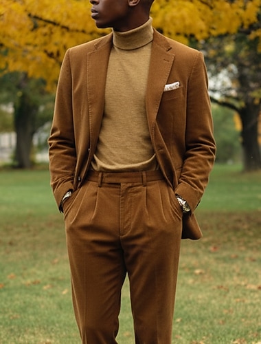  אנשיו של עֵסֶק קזו'אל חליפות טוויד דש קלאסי שחור בורגנדי יומי יום יומי אחיד גזרה מחוייטת סט 2 חלקים שני לחצנים עם חזה יחיד