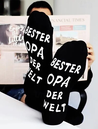  parhaat opa der welt -sukat, hauskat uutuuslahjasukat isoisälle, mukavat miehistön sukat syntymäpäiväksi, jouluksi, isänpäiväksi