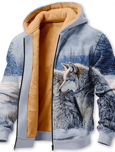  رجالي ذئب الصوف قبعة Jacket كنزة كلاسيكي عسكري الصيد رقبة عالية مدورة الأماكن المفتوحة تخييم أزرق إحزم الخريف الشتاء مصمم S M L XL 2XL 3XL