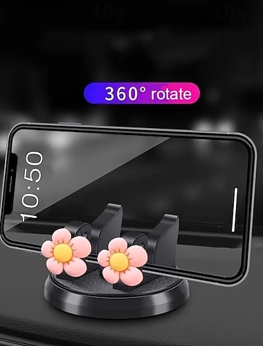  Supporto per Telefono Girevole Multifunzione Porta telefono per Da scrivania Auto Compatibile con Tutti i Telefoni Appendini per cellulare