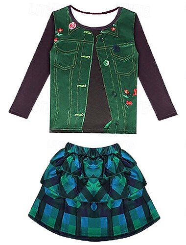  Zombie Nova Asut Asu Cosplay-asu for Tyttöjen Lasten Halloween Naamiaiset Suoritus Halloween