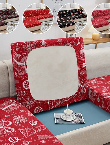  Housse de coussin de siège Fleuri Teint en fil Microfibre Literie