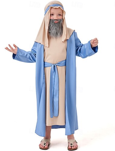  Ποιμένες Φανταχτερό χριστουγεννιάτικο φόρεμα Χριστουγεννιάτικες στολές καλλιστείων Αγορίστικα Στολή Cosplay Χριστουγεννιάτικη στολή Παιδικά Χριστούγεννα Νέος Χρόνος Επίδοση Πάρτι