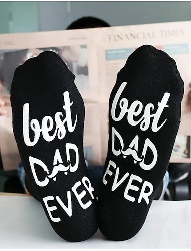  Farsdag beste pappa noensinne bartsokker morsomme kjolerørsokker til menn, pappagavesokker til bursdag, jul, ektemann, fars takknemlighet