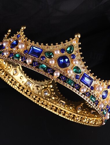  Korunní čelenky Čelenka Slitina Svatební Narozeniny Vinobraní S Štras Přílba Pokrývky Hlavy