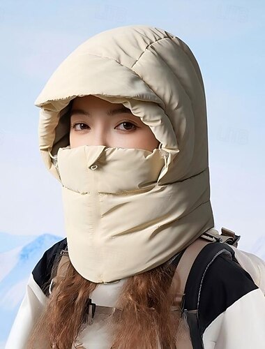  talvihattu kasvomaski huivi yksiosainen pipo pyöräilykypärän kanssa fleecevuorilla varustettu korvasuoja kauluri kylmään säähän ulkoiluun neulottu pipo