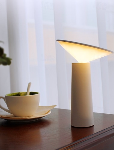  Moderní stolní lampa, bezdrátové LED světlo, stmívatelné dotykové ovládání, nastavitelná o 360 stupňů, dobíjecí přes USB, stolní lampa na čtení do domácnosti i kanceláře