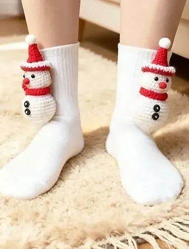  unisex hauskat joulusukat, uutuusneuleiset eläinmuotoiset jalkasukat kotiin, joulu, 5 tyyliä, juhlatarvike, kausilahja, eläinkuvio, leikkisä tyyli, viihtyisä rakenne, kestävät tikkaukset