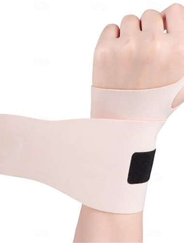  Conjunto de 2 talas de pulso para alívio da dor da síndrome do túnel do carpo, ultrafinas e elásticas, ideais para lesões por esforço repetitivo no pulso, servem para a mão esquerda ou direita,