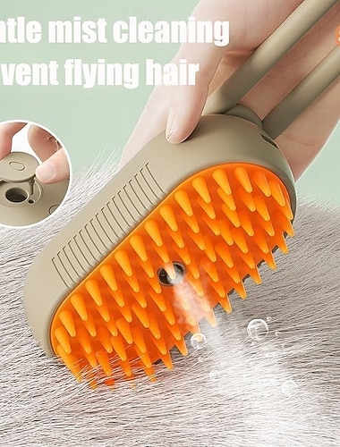  Szczotka dla kota, szczotka do pielęgnacji kota, samoczyszcząca, 2 szt., dla kotów i psów, usuwa luźne włosy, zdrowsza sierść, przyjemne doznania pielęgnacyjne, przenośna konstrukcja