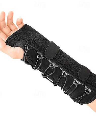  Tala de pulso ajustável com cordão - suporte estável&amp;Compressão para alívio da dor no pulso, recuperação de lesões, síndrome do túnel do carpo e entorses.