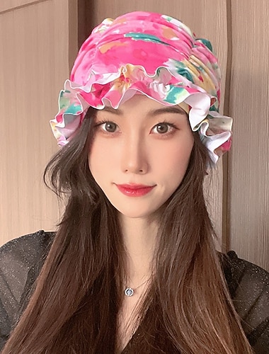  Czepek pływacki z marszczeniami Czepki Kąpielowe Czepek kąpielowy na Doroślu Nylon Wodoodporny Ochrona włosów Surfing Plaża