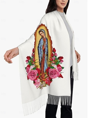  arabisk halsduk för kvinnor, etnisk omlottsjal, huvudduk, bönesjal, lätt bohemisk halsduk, mångsidig modeaccessoar för alla årstider