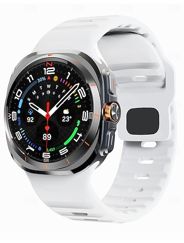  Klokkerem til Samsung Galaxy Se Ultra Silikon Erstatning Stropp Justerbar Sportsrem Moderne spenne Trail Loop Armbånd