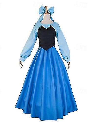  Havprinsessen Ariel Prinsesse Kjoler Cosplay for Dame Voksne Utdrikningslag