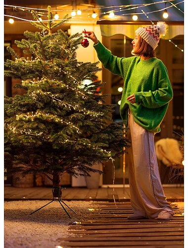  Knallkörper Kupferdraht Lichterkette Feenlichter 8 Modi Niederspannungs Sicherheitsstecker Festival Hochzeits Party Atmosphäre Dekorative Licht Requisiten 3/6/10/15/30/50M