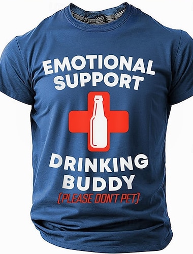  Pánské Legrační slang Tričko Krátký rukáv tričko 3D tisk Tričkový Košile Módní Denní Denní ulice Vodní modrá Černá Trávová zelená Léto Jaro Oblečení S M L XL XXL XXXL